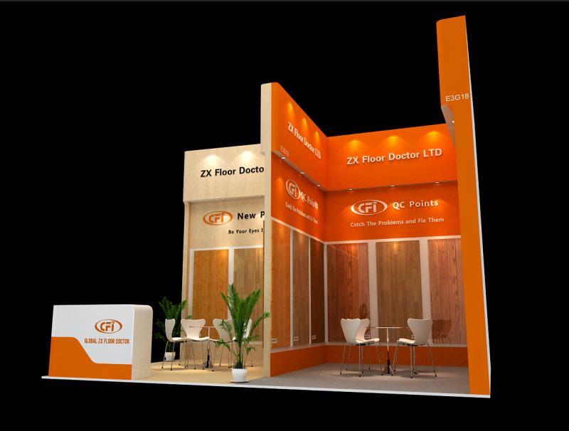 Exhibition Booth of Global ZX Floor Doctor Ltd.